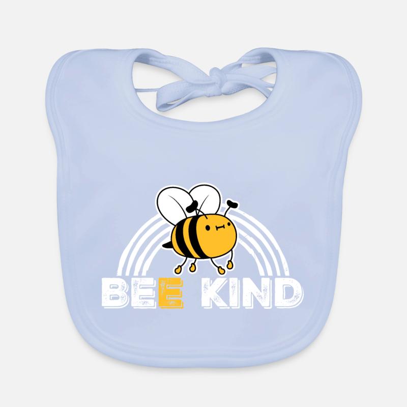 Être gentil mignon miel gentillesse abeille amour source d’inspiration Bavoir bio Bébé