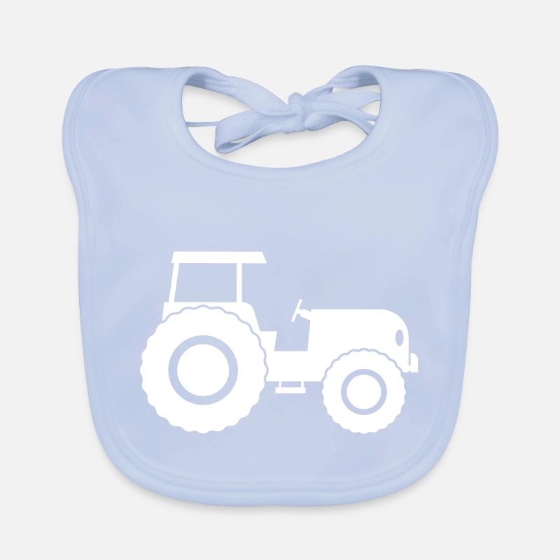 tracteur Bavoir bio Bébé