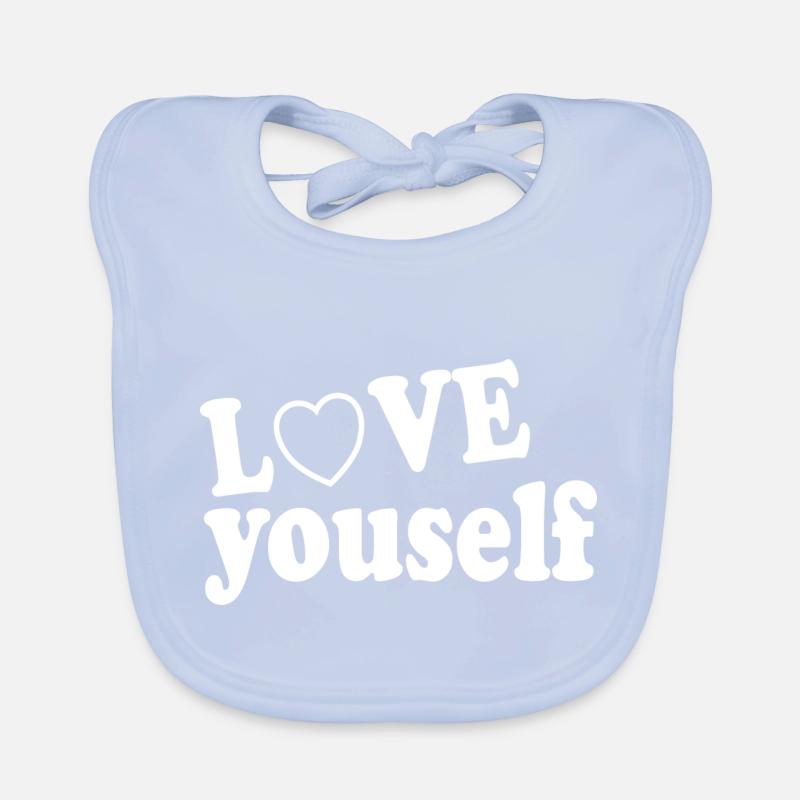 Liebe dich selbst Baby Bio-Lätzchen