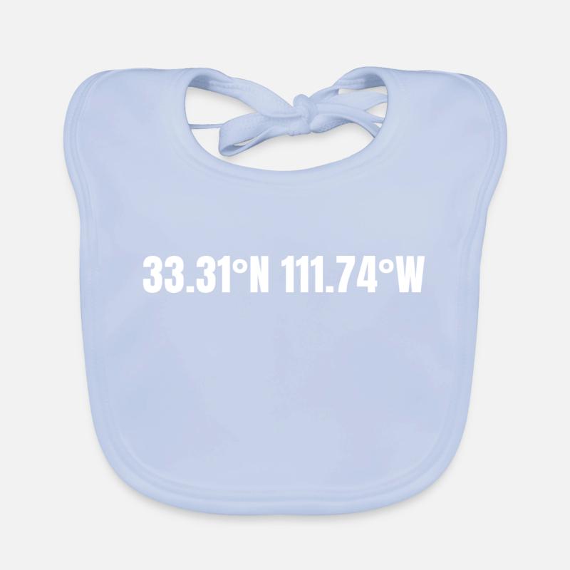 Gilbert, Arizona, USA Coordinates Organic Baby Bibs