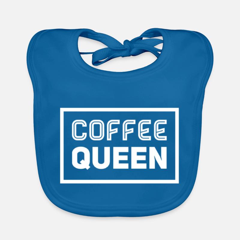 Kaffe Spruch Baby Bio-Lätzchen