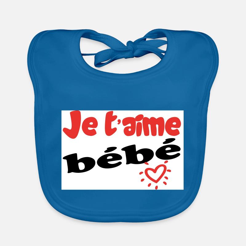 Je taime bébé Bavoir bio Bébé