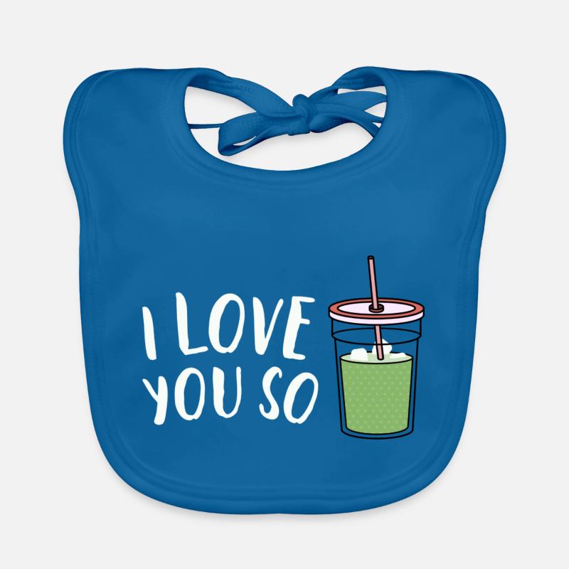 I Love You Baby Bio-Lätzchen