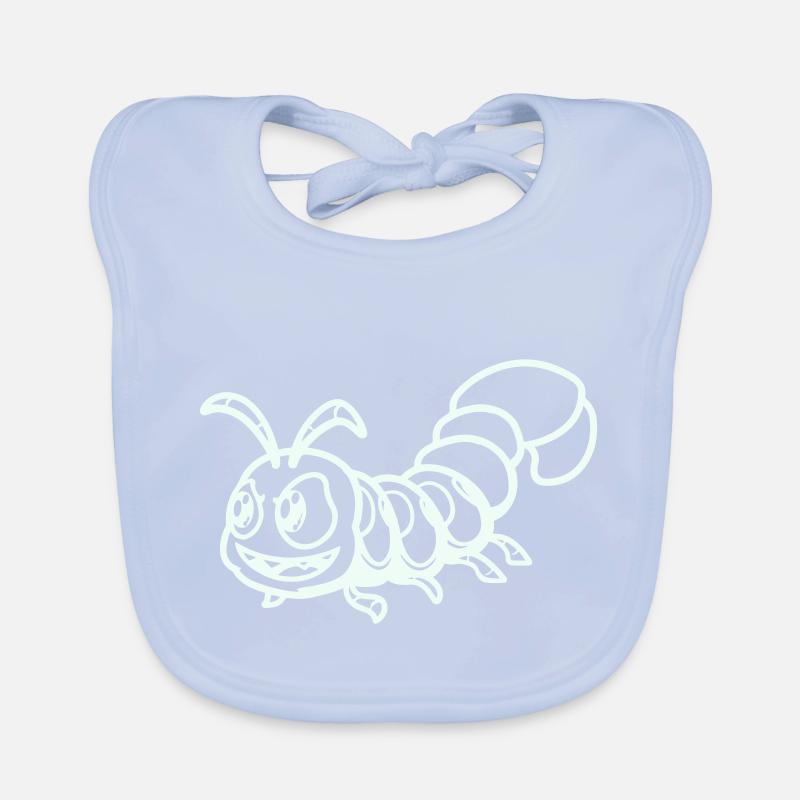 tausendfüßler comic Baby Bio-Lätzchen