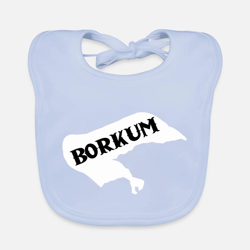 Île de Borkum Bavoir bio Bébé