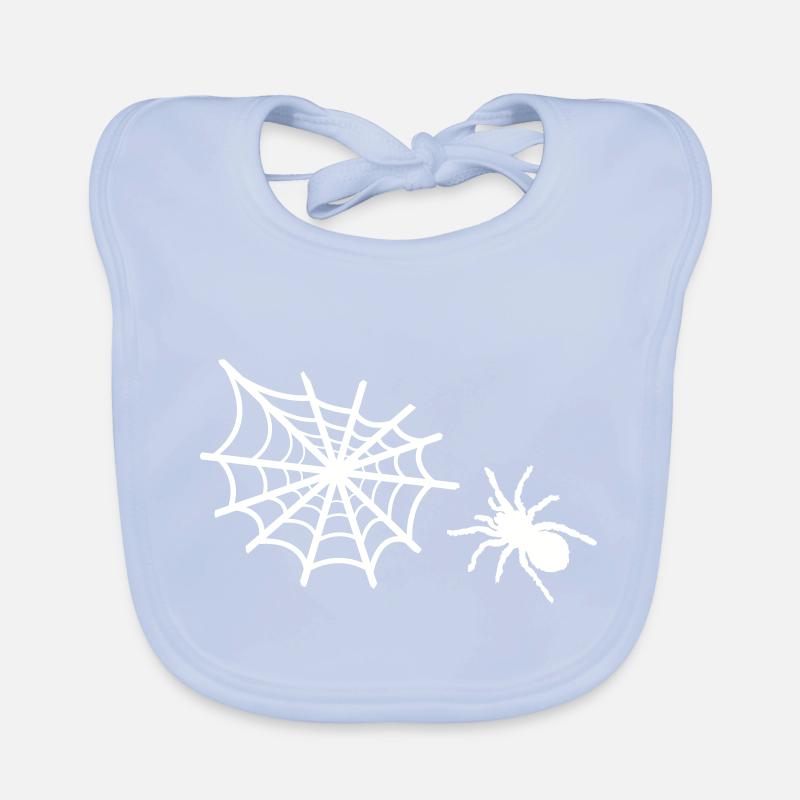 spinne spinnennetz Baby Bio-Lätzchen