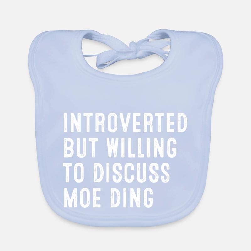Introverti mais prêt à discuter de Moo Deng Pygmy Bavoir bio Bébé