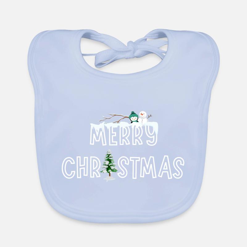Joyeux Noël Bavoir bio Bébé