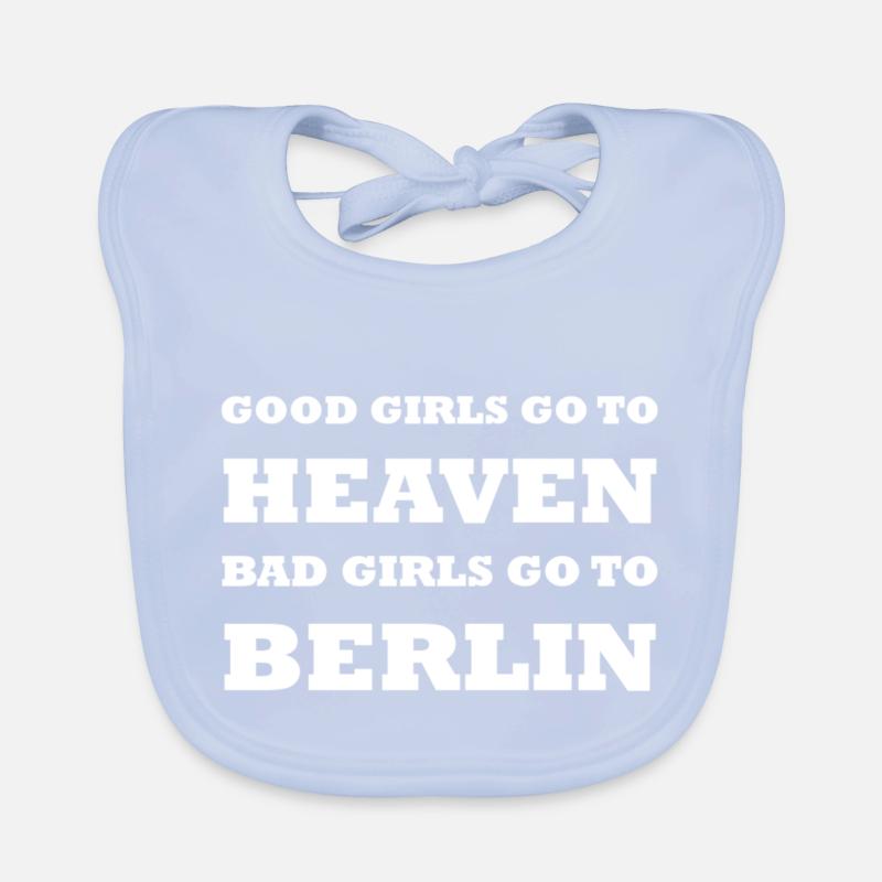 Gute Mädchen Böse Mädchen Berlin Baby Bio-Lätzchen