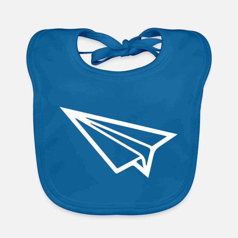 Papierflieger Baby Bio-Lätzchen