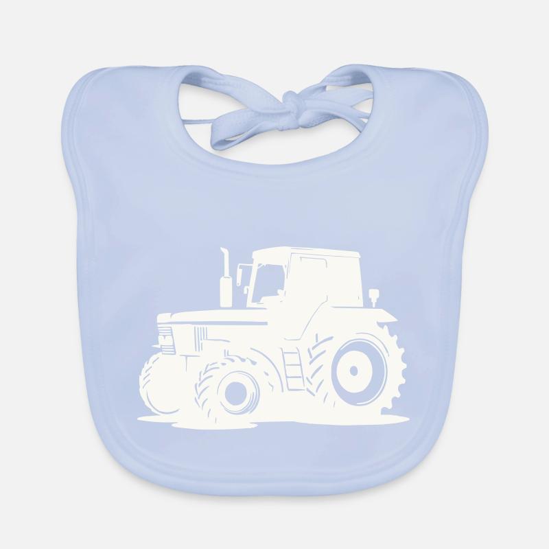 Tractor Organic Baby Bibs