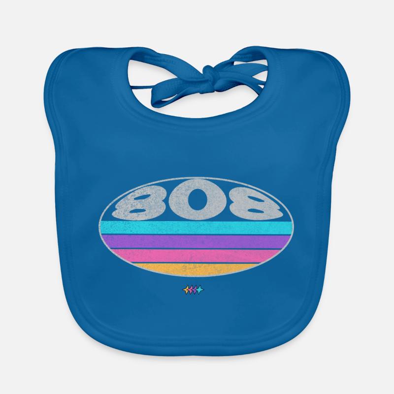 808 Analog SYNTHESIZER Drum Machine Organic Baby Bibs