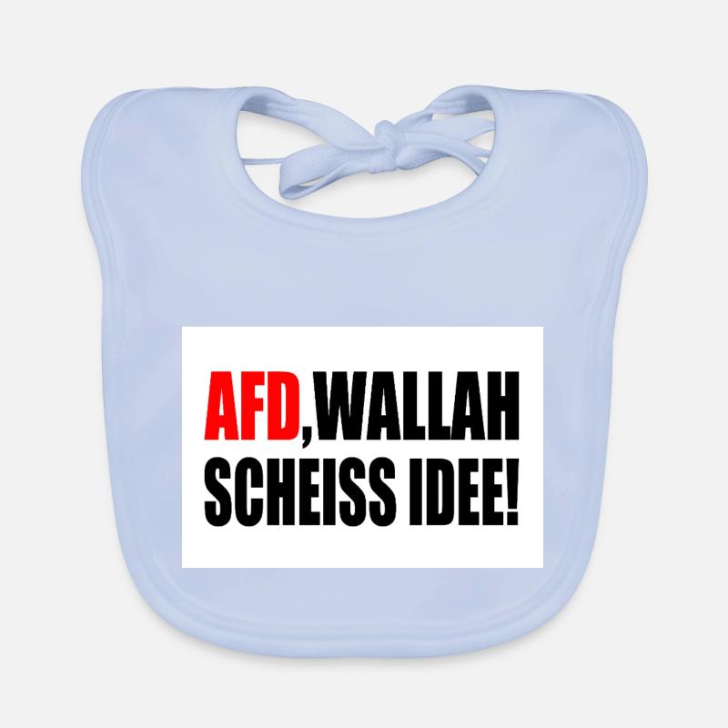 Afd wallah scheiss idee Baby Bio-Lätzchen