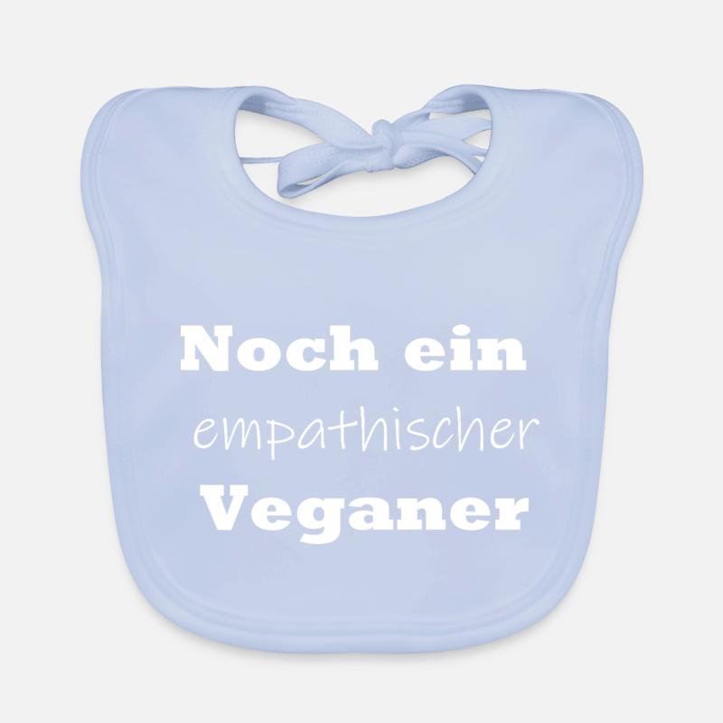 Noch ein empathischer Veganer Baby Bio-Lätzchen