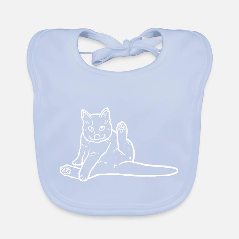 Drôle de chat Meme - Cul de chat Bavoir bio Bébé