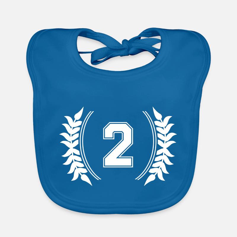 Number 2 Organic Baby Bibs