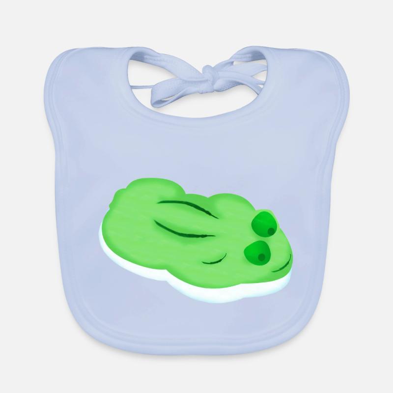 Gummifrosch comic Baby Bio-Lätzchen