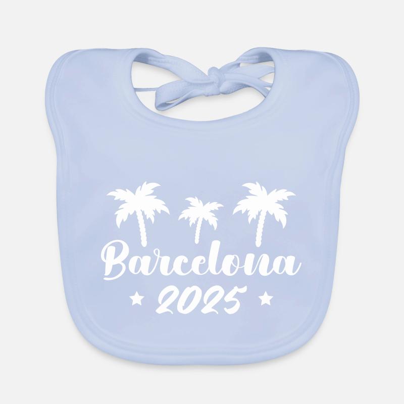 Barcelone 2025 Bavoir bio Bébé