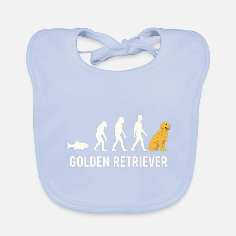 Evolution du Golden Retriever Bavoir bio Bébé