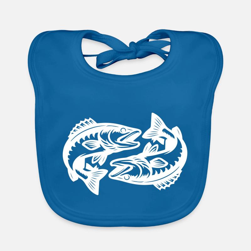 Pike Fish Organic Baby Bibs