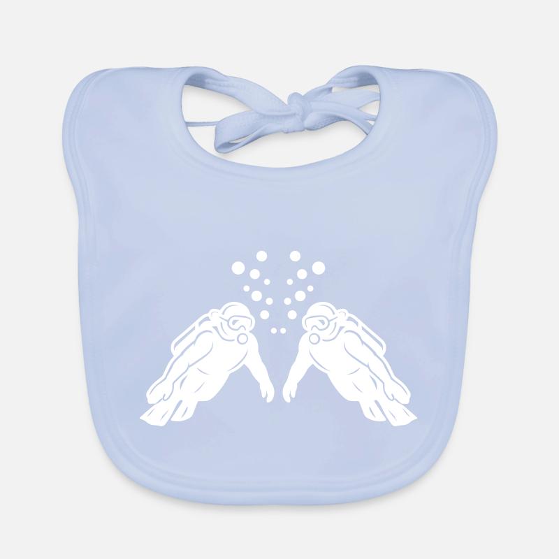 Taucher Team Tauchen Baby Bio-Lätzchen