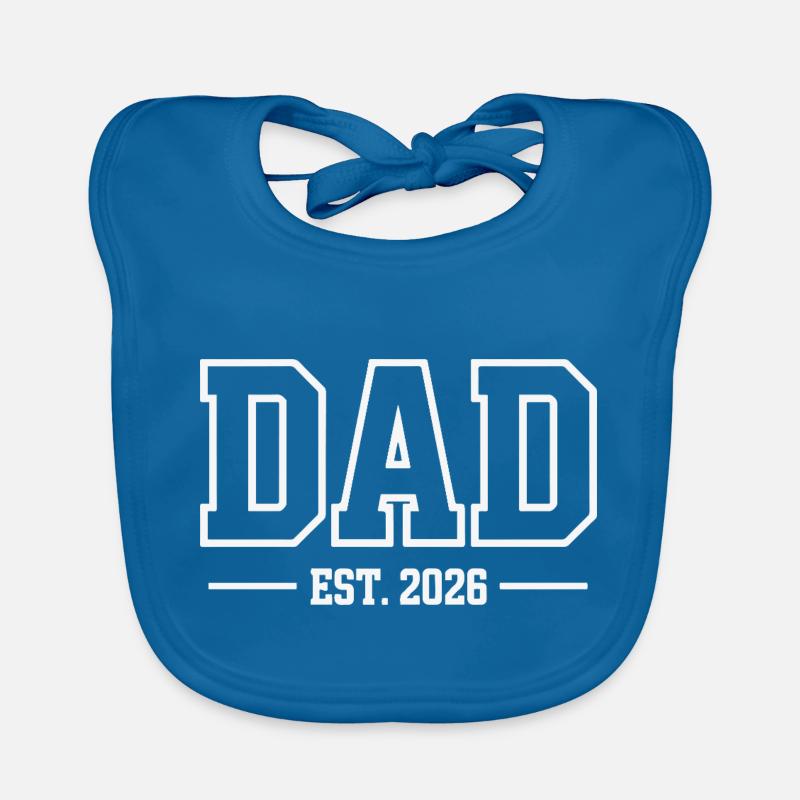 DADDY EST 2026 Bavoir bio Bébé