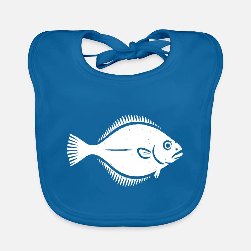 Scholle Flunder Baby Bio-Lätzchen