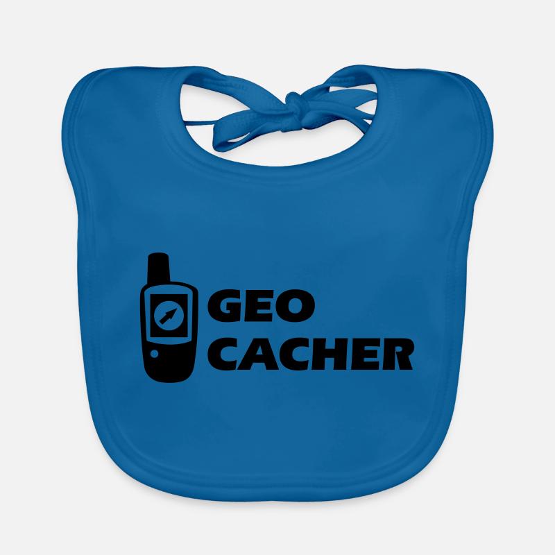 Geocaching GPS Geocacher Bavoir bio Bébé