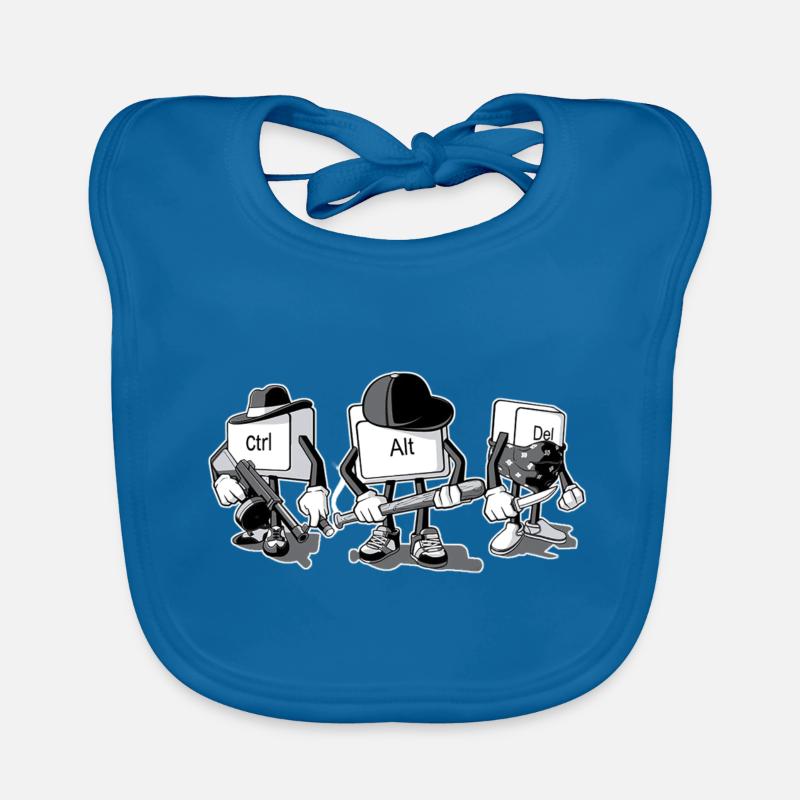 Computer mafia Organic Baby Bibs