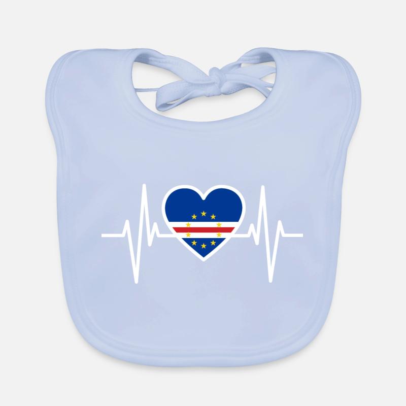 Cap-Vert Cape Verde Cabo Verde Cadeau De Drapeau Bavoir bio Bébé