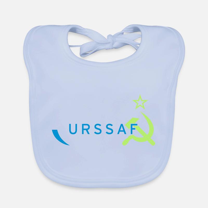 Logo URSS/ URSSAF Vert & Bleu Bavoir bio Bébé