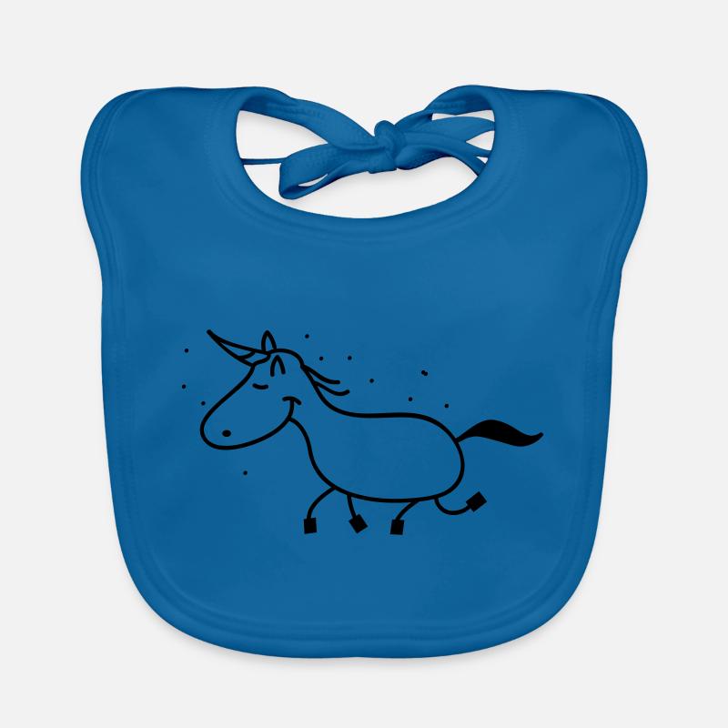 licorne drôle Bavoir bio Bébé