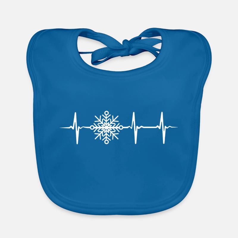 Flocon de Neige Bavoir bio Bébé
