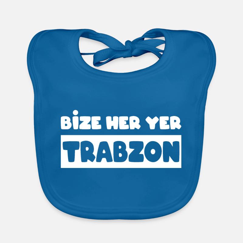 Bize her yer Trabzon 61 Bavoir bio Bébé