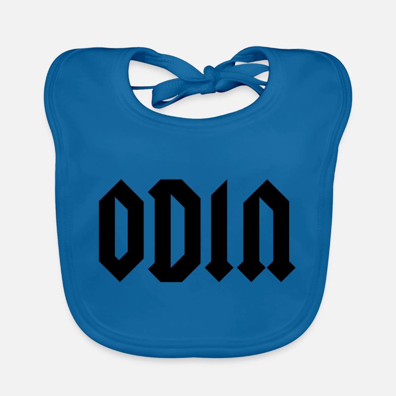 Odin - Baby Bio-Lätzchen - Pfauenblau