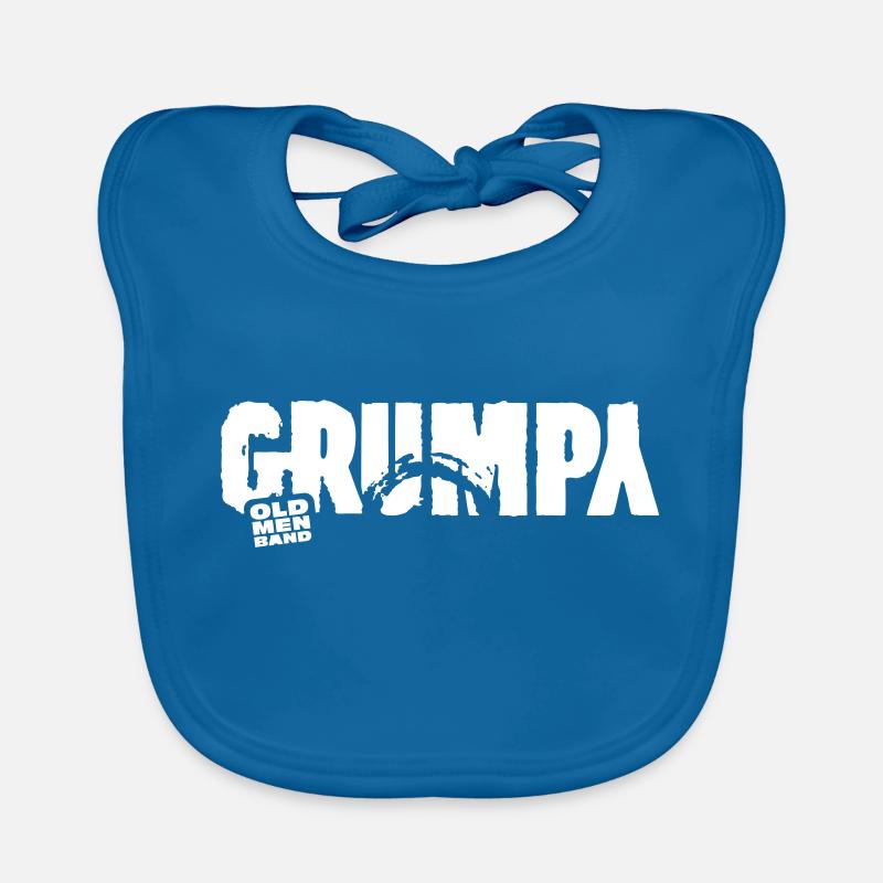 GRUMPY blanc Bavoir bio Bébé