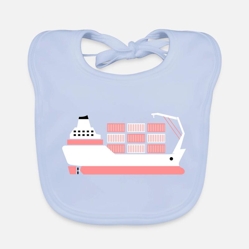porte-conteneurs rose Bavoir bio Bébé