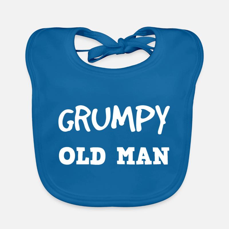 GRUMPY OLD MAN Organic Baby Bibs