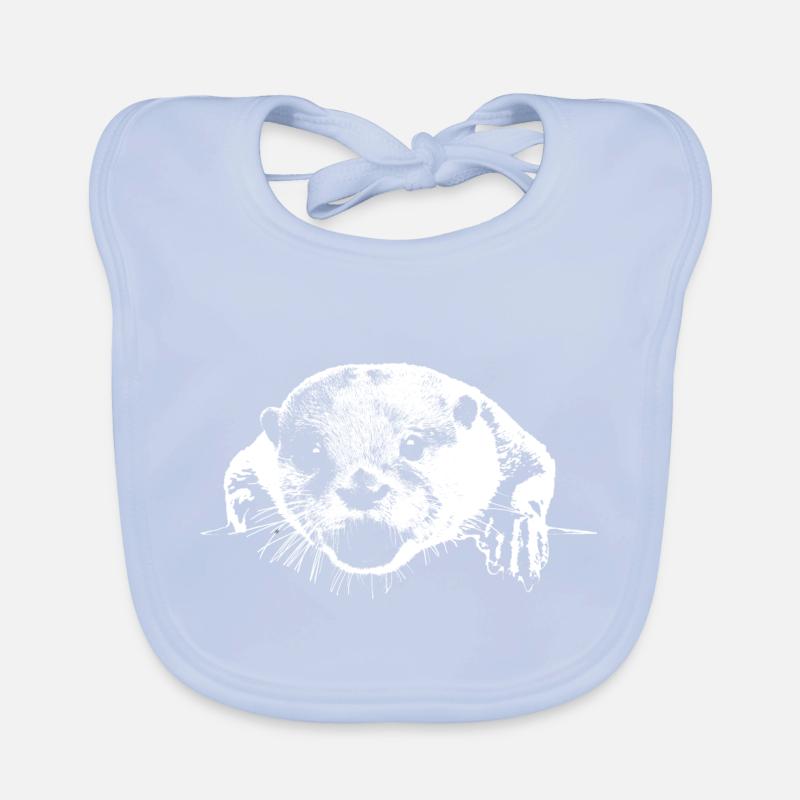 Otter Organic Baby Bibs