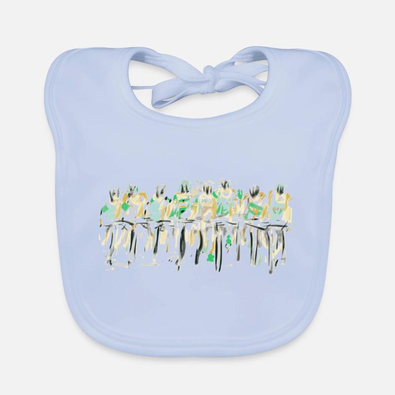Cyclists Peloton Organic Baby Bibs