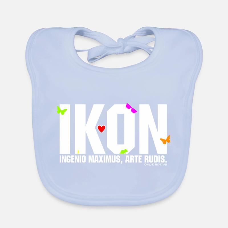 IKON funky pop design minimal Bavoir bio Bébé
