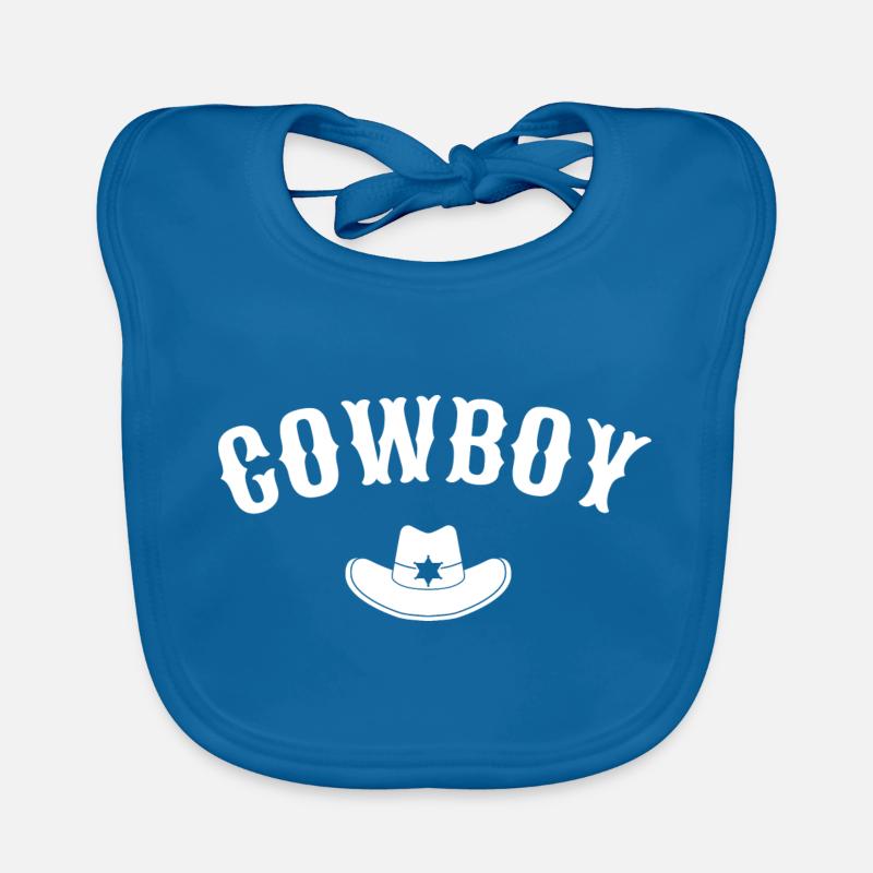 Cowboy immeron T-Shirt Reiten Baby Bio-Lätzchen