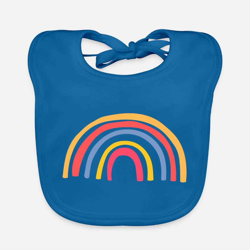 rainbow boho gift idea Organic Baby Bibs