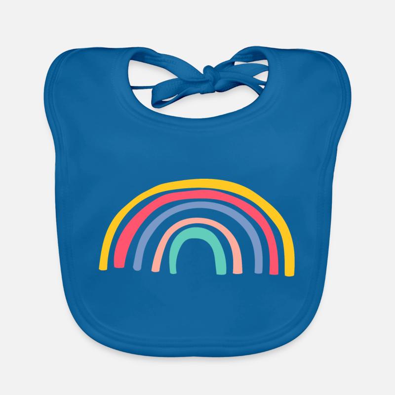 regenbogen boho geschenkidee Baby Bio-Lätzchen