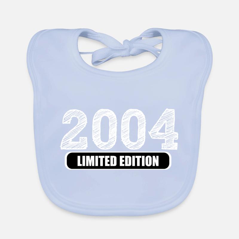 EDITION LIMITÉE 2004 Année de naissance Anniversaire Bavoir bio Bébé