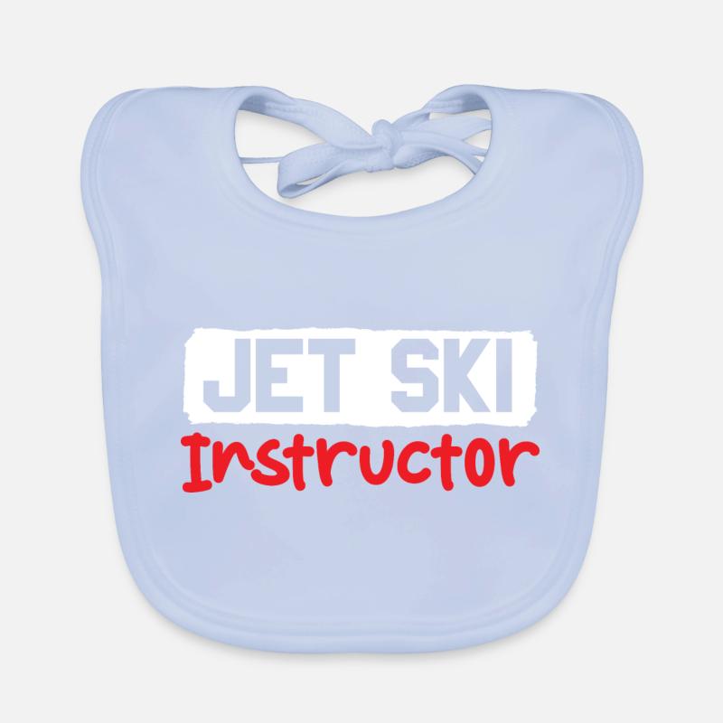 Jet Ski Instructor Baby Bio-Lätzchen