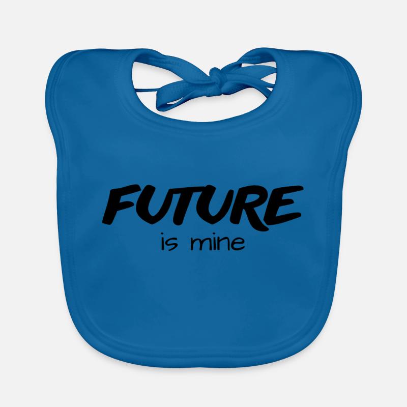future is mine - original gift idea - Organic Baby Bibs