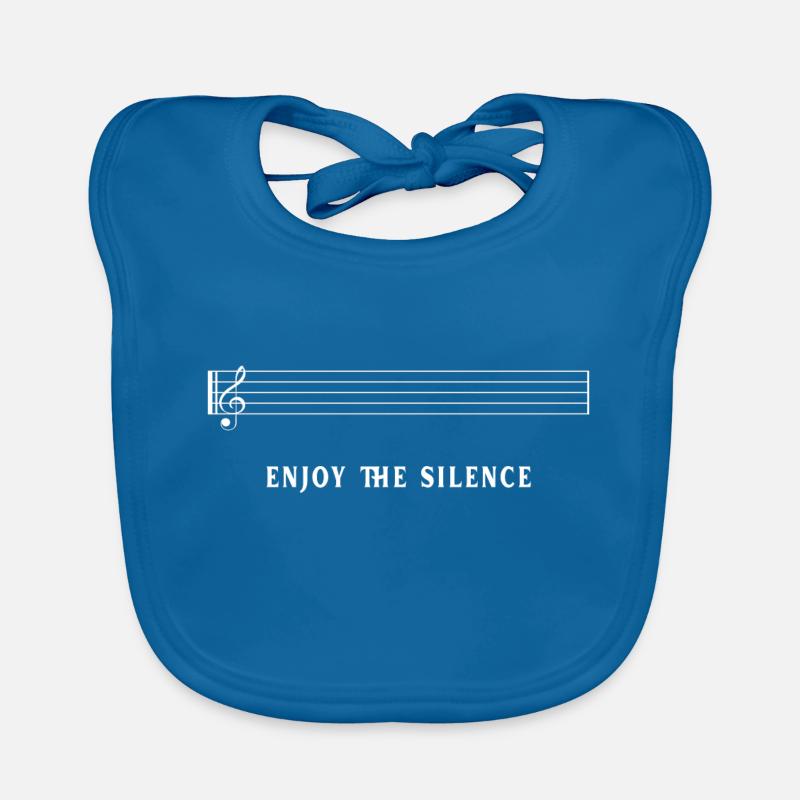 Écoute le silence Bavoir bio Bébé
