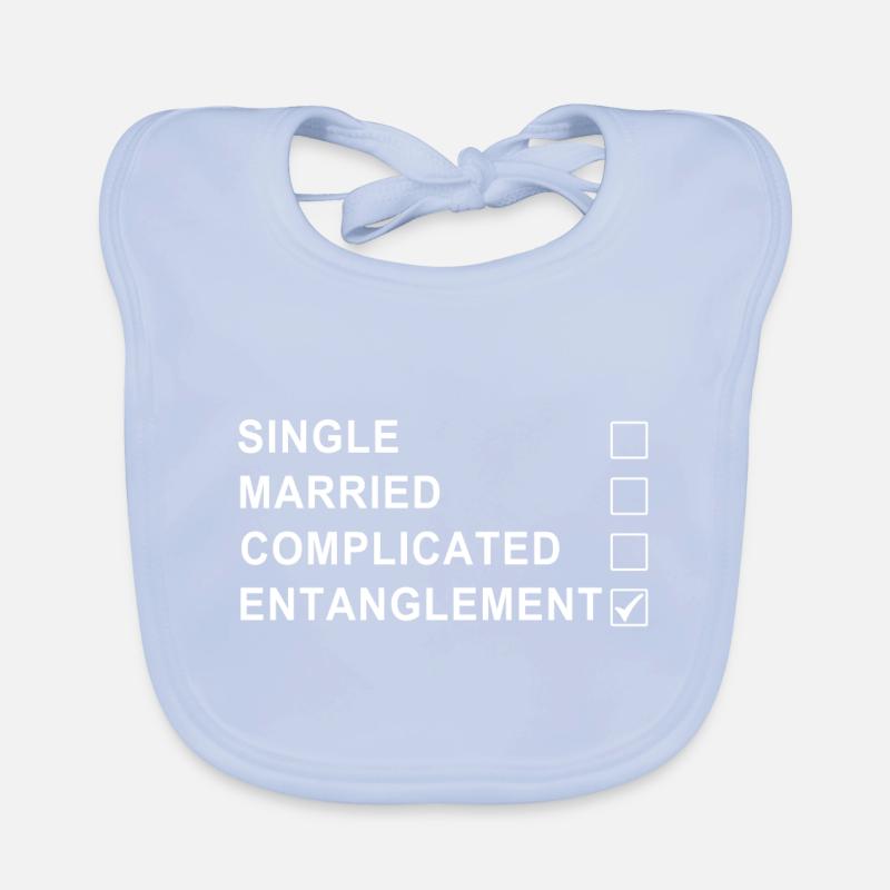 RELATIONSHIP STATMENT single married complicated Organic Baby Bibs