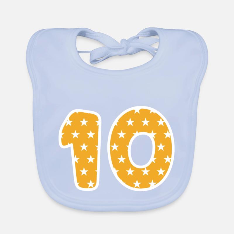 10 Baby Bio-Lätzchen